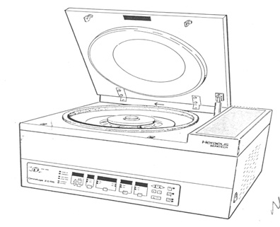 Centrifuga Heraeus sepatech omnifuge 2.0 RS